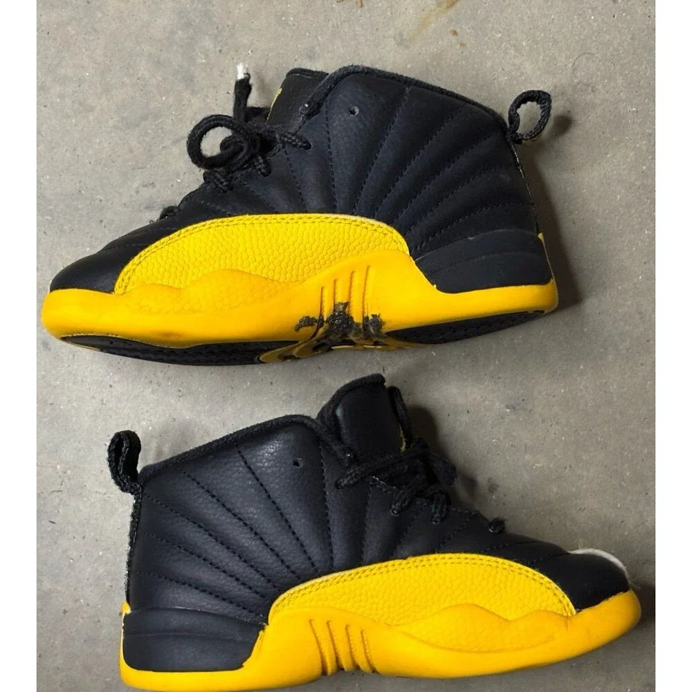 Nike Air Jordan 12 Retro University Gold 850000-070 TD Toddler Size 9C No Box